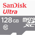 128GB Ultra microSDXC UHS-I Class 10 Memory Card 100 MB/s SDSQUNR-128G-GN6MN