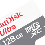 128GB Ultra microSDXC UHS-I Class 10 Memory Card 100 MB/s SDSQUNR-128G-GN6MN